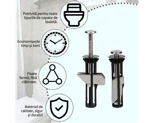 KIT fixare capac toaleta